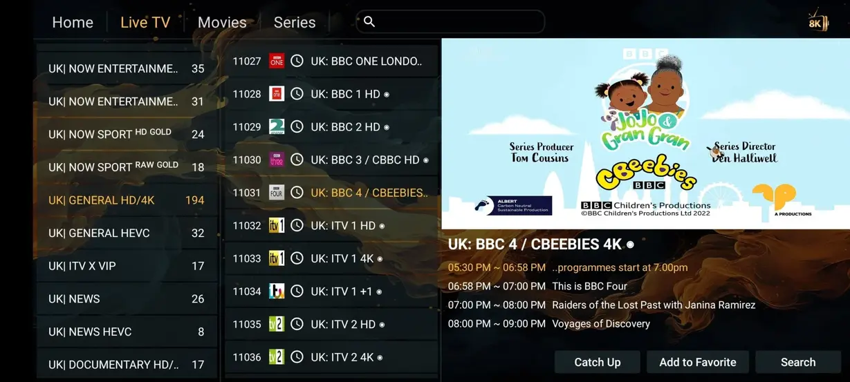 StrimoIPTV streaming interface preview 5