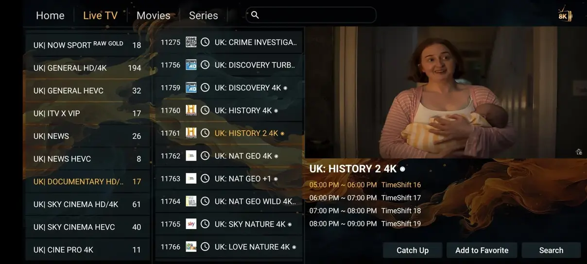 StrimoIPTV streaming interface preview 7
